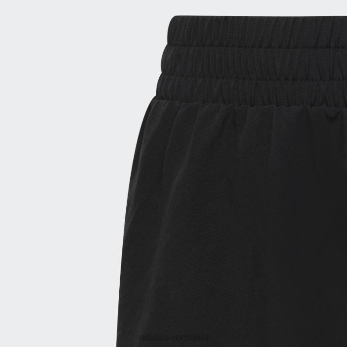 Adidas essentials aeroready pantaloni scurți cu 3 dungi negru adidas copii alb negru 2JBN19128