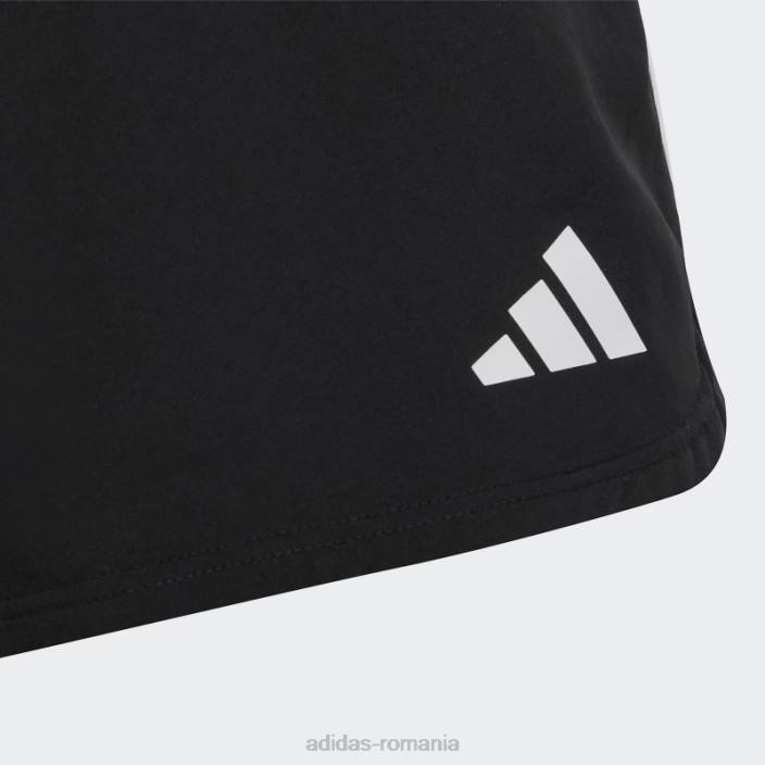 Adidas essentials aeroready pantaloni scurți cu 3 dungi negru adidas copii alb negru 2JBN19128