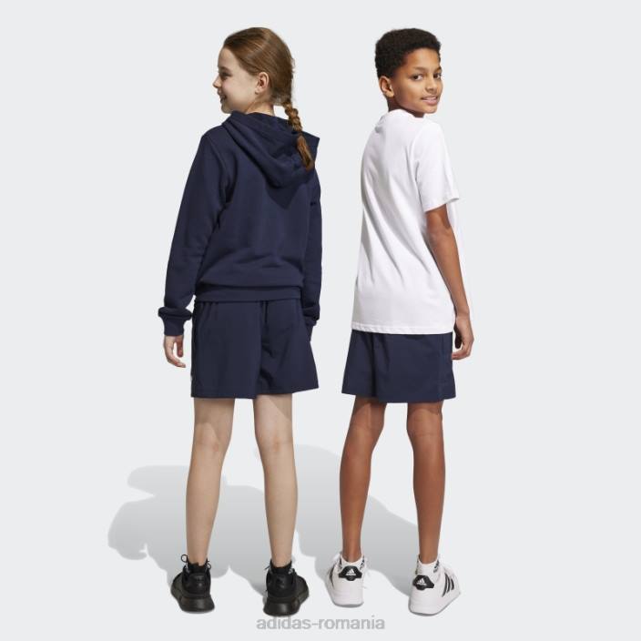Adidas essentials logo mic chelsea pantaloni scurți ink copii cerneală/alb 2JBN3410