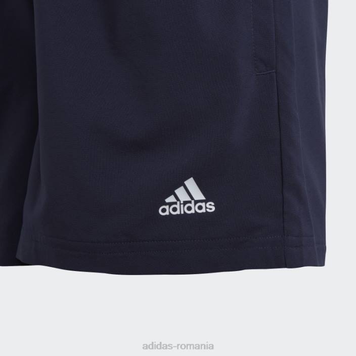 Adidas essentials logo mic chelsea pantaloni scurți ink copii cerneală/alb 2JBN3410