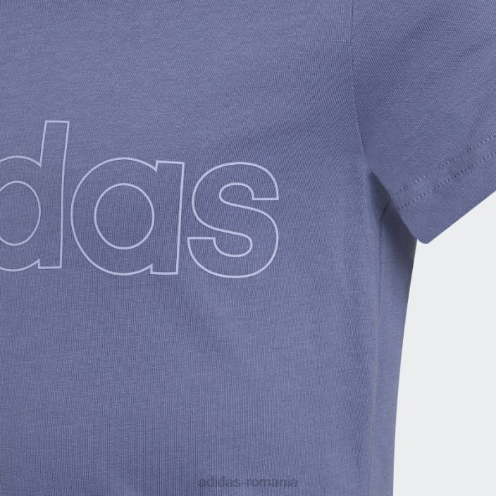 Adidas essentials tricou orbit violet fierbinte copii orbită ton violet/violet 2JBN19276