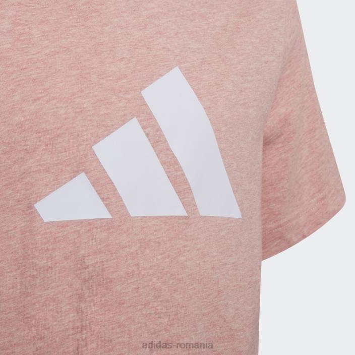 Adidas future icons 3-stripes logo tricou mov mel copii mov mel/alb 2JBN18955