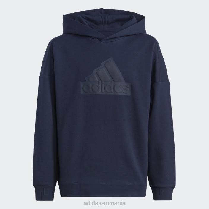 Adidas future icons logo hanorac cu glugă cerneală adidas copii cerneală 2JBN11790