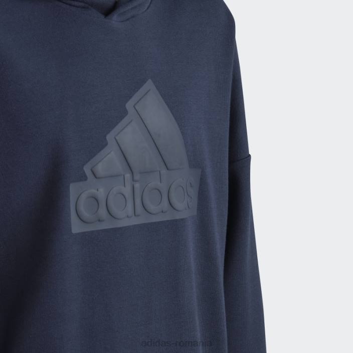 Adidas future icons logo hanorac cu glugă cerneală adidas copii cerneală 2JBN11790