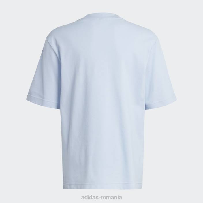 Adidas future icons logo piqué tricou albastru zori copii zori albastre 2JBN11864
