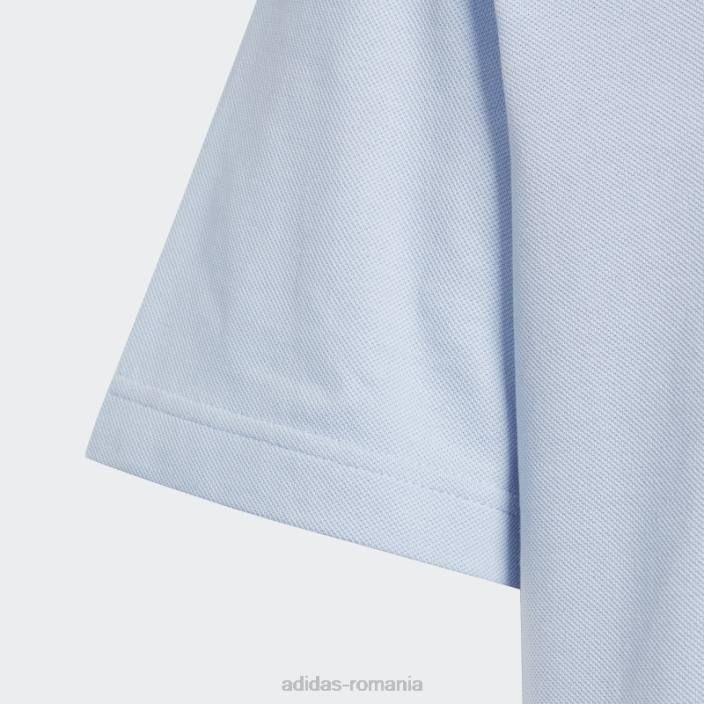 Adidas future icons logo piqué tricou albastru zori copii zori albastre 2JBN11864