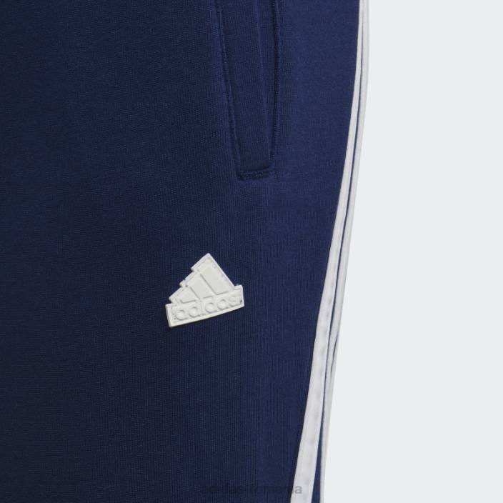 Adidas future icons pantaloni de jogging cu 3 dungi până la glezne, albastru închis copii albastru închis/alb 2JBN18806