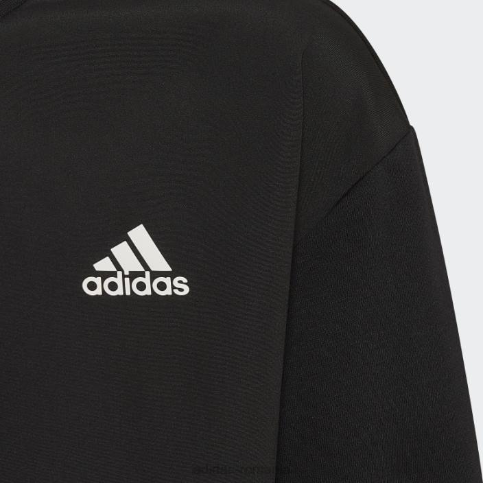Adidas hanorac all szn fleece gri mediu copii negru/gri mediu 2JBN11772