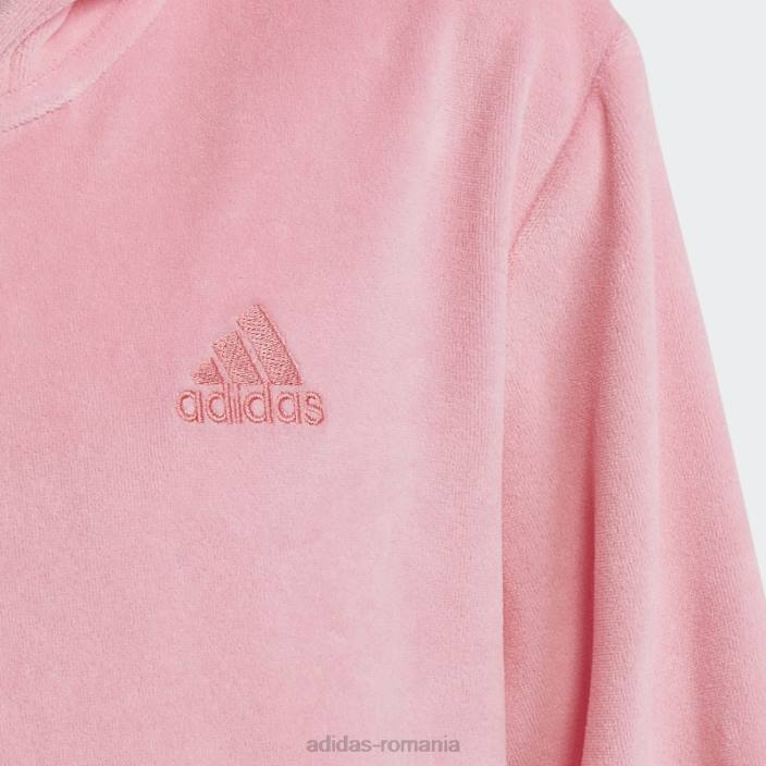 Adidas hanorac lounge velur roz adidas copii roz/magenta 2JBN12174