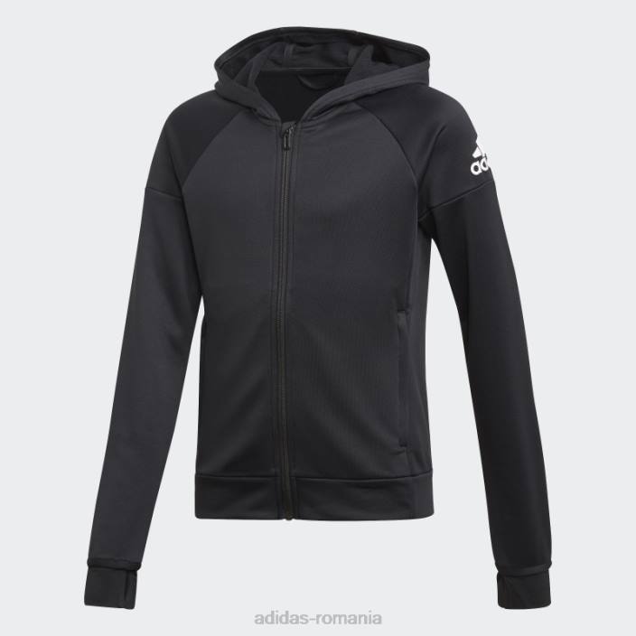 Adidas hanorac negru echipament adidas copii alb negru 2JBN19251