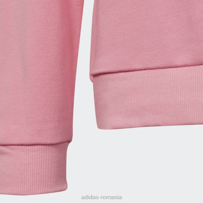 Adidas hanorac obișnuit din bumbac de dans roz adidas copii roz 2JBN12177