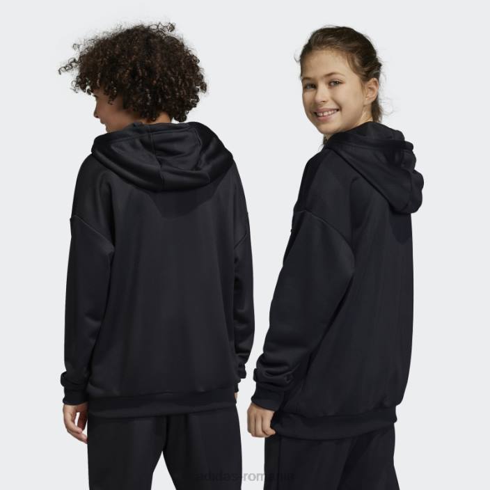 Adidas hanorac pentru celebrarea fotbalului negru copii alb negru 2JBN11629