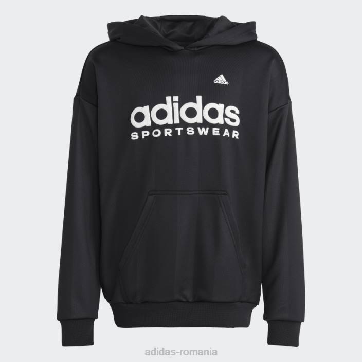Adidas hanorac pentru celebrarea fotbalului negru copii alb negru 2JBN11629