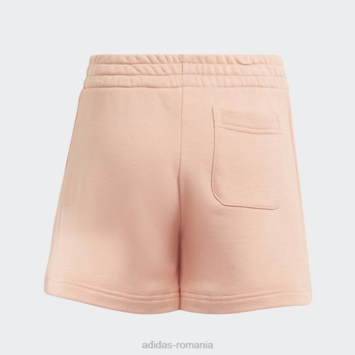 Adidas icoane viitoare insignă de pantaloni scurți sport blush ambiental copii fard ambiental/argintiu 2JBN19232