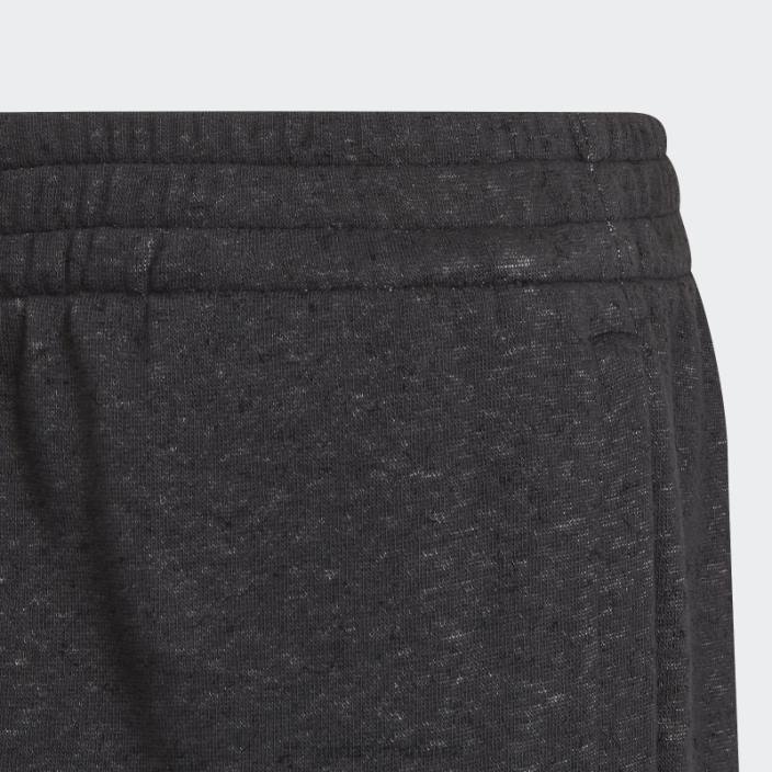 Adidas icoane viitoare pantaloni scurți cu 3 dungi alb copii alb negru 2JBN18824