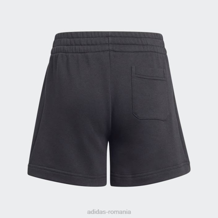 Adidas insignă cu icoane viitoare negre de pantaloni scurți sport copii negru/magenta real 2JBN19252