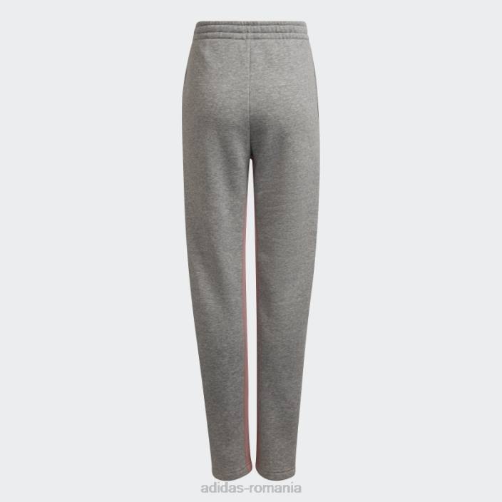 Adidas insigna de trening sport bumbac gri mediu copii gri mediu/mov 2JBN19268