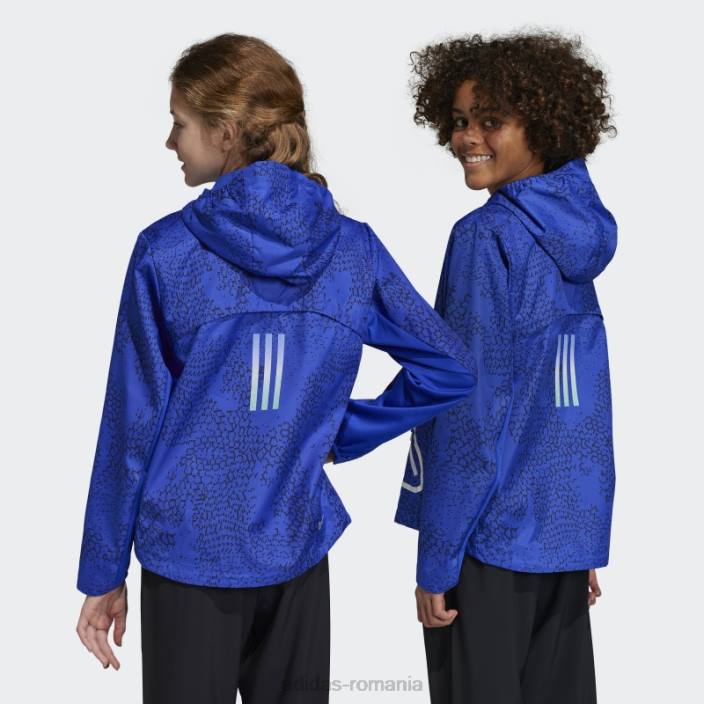 Adidas jacheta windbreaker.rdy albastru copii albastru/negru/argintiu 2JBN18721