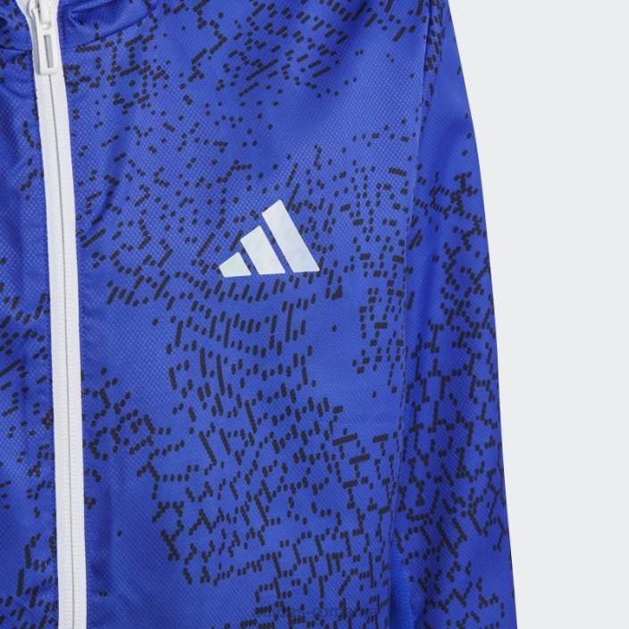 Adidas jacheta windbreaker.rdy albastru copii albastru/negru/argintiu 2JBN18721
