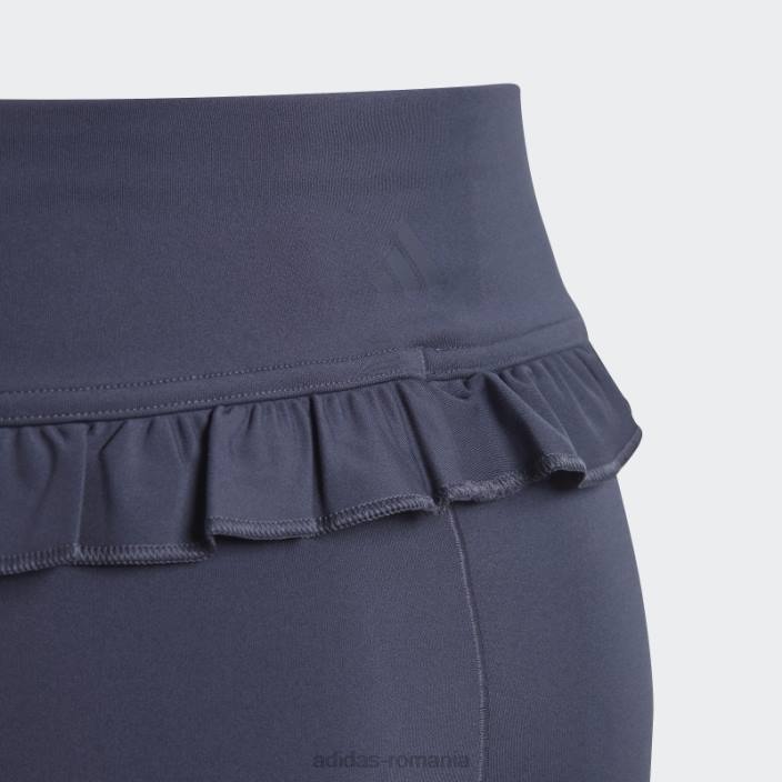 Adidas jambiere 7/8 cu talie înaltă aeroready yoga bleumarin copii marina 2JBN19187