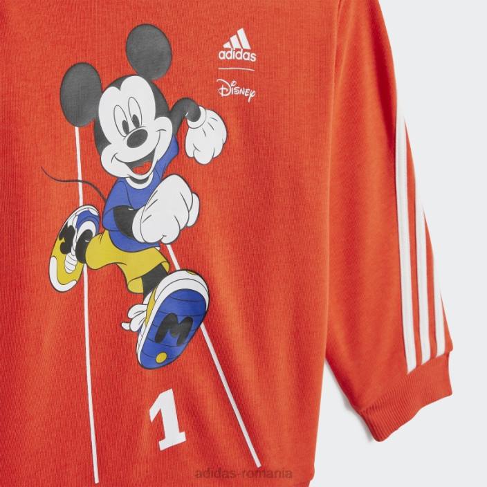 Adidas jogger roșu x disney mickey mouse copii rosu alb 2JBN11677