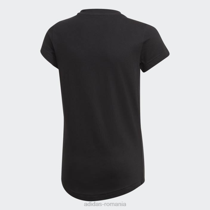 Adidas negru must have insigna doodle de tricou sport copii negru 2JBN19270