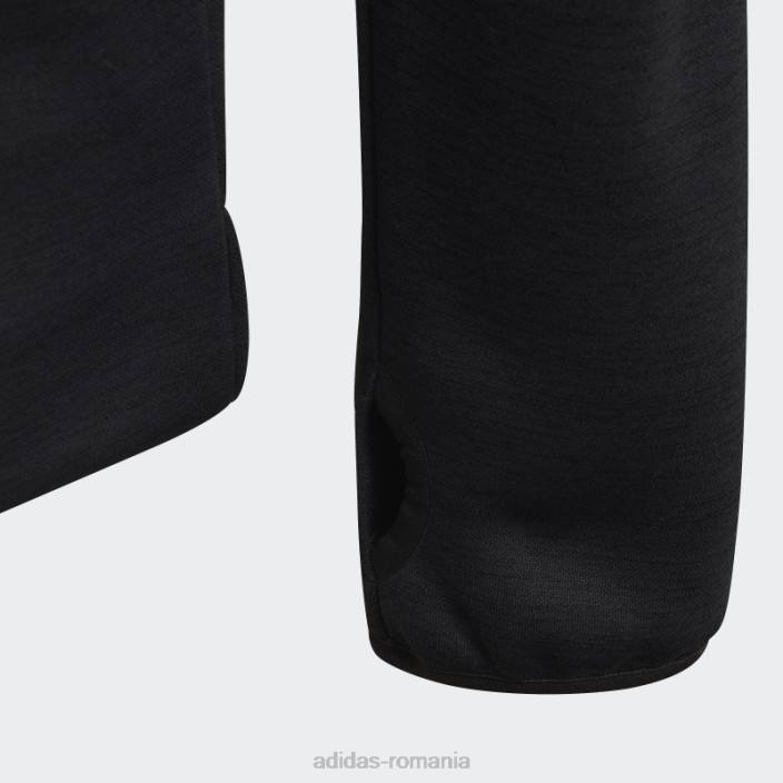 Adidas negru z.n.e. sportswear hoodie feat. mod cu fermoar cu eliberare rapidă copii negru 2JBN19027