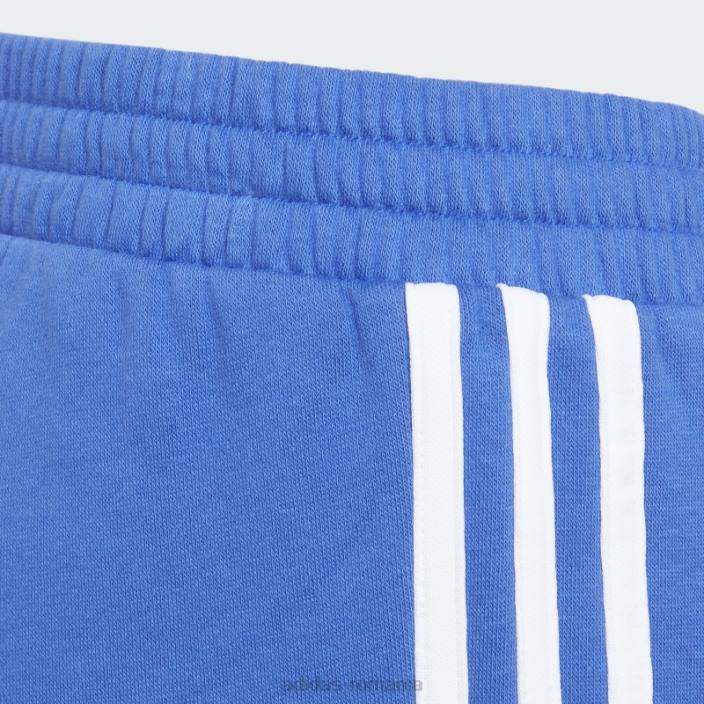 Adidas pantaloni de jogging colorblock, albastru îndrăzneț copii albastru îndrăzneț/cerneală 2JBN18946