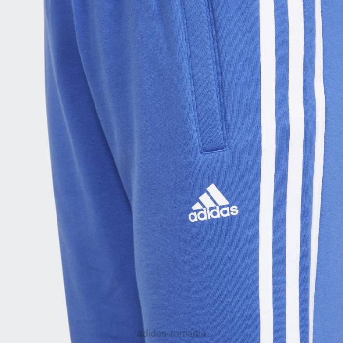 Adidas pantaloni de jogging colorblock, albastru îndrăzneț copii albastru îndrăzneț/cerneală 2JBN18946