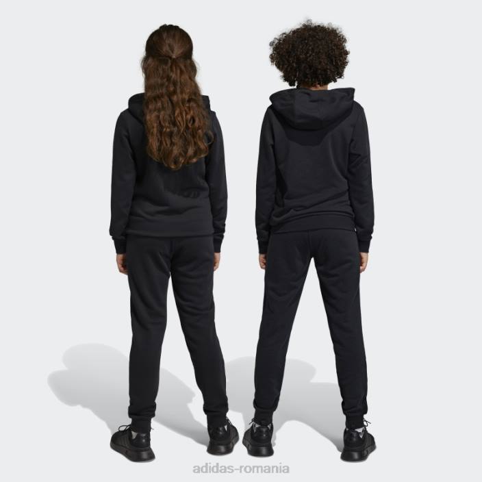 Adidas pantaloni de jogging cu logo mare essentials negri copii alb negru 2JBN18566