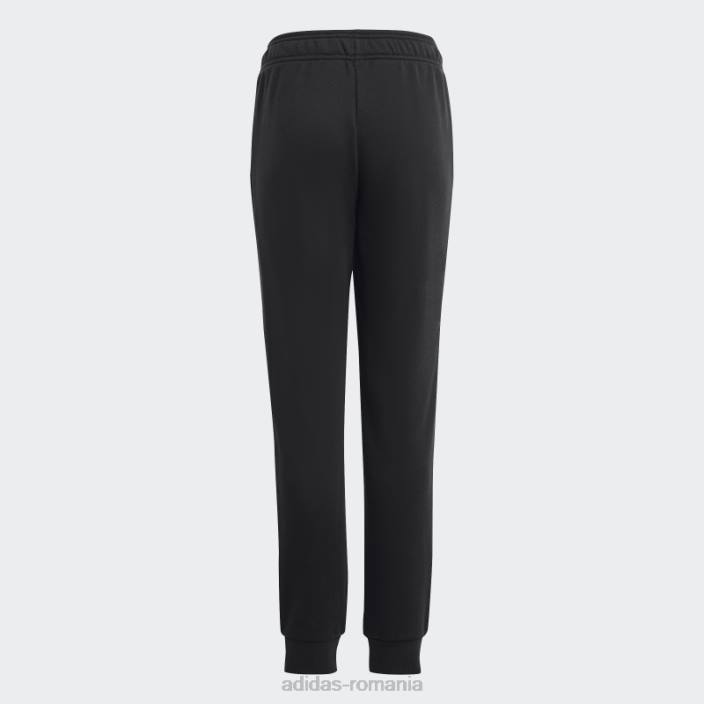 Adidas pantaloni de jogging cu logo mare essentials negri copii alb negru 2JBN18566