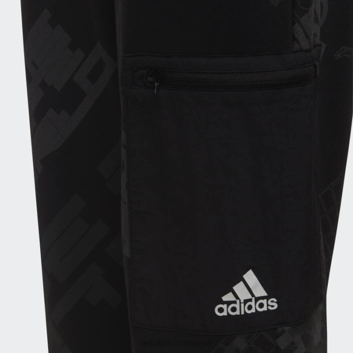 Adidas pantaloni de jogging negri cu buzunar arkd3 adidas copii negru/alb/gri/carbon 2JBN18987