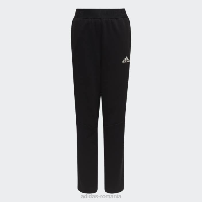 Adidas pantaloni de jogging negri xfg subțiri copii negru/alb/rosu 2JBN19007