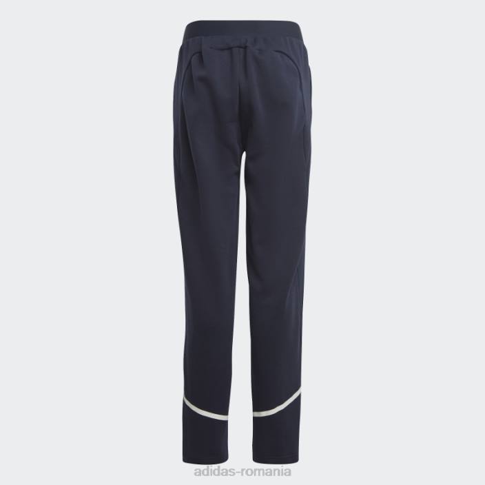 Adidas pantaloni de trening pentru 4 gameday proiectați cu cerneală copii cerneală/alb 2JBN18778