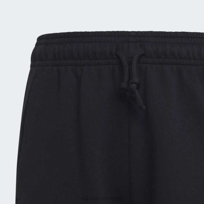 Adidas pantaloni negri cu logo icons future copii negru 2JBN3343