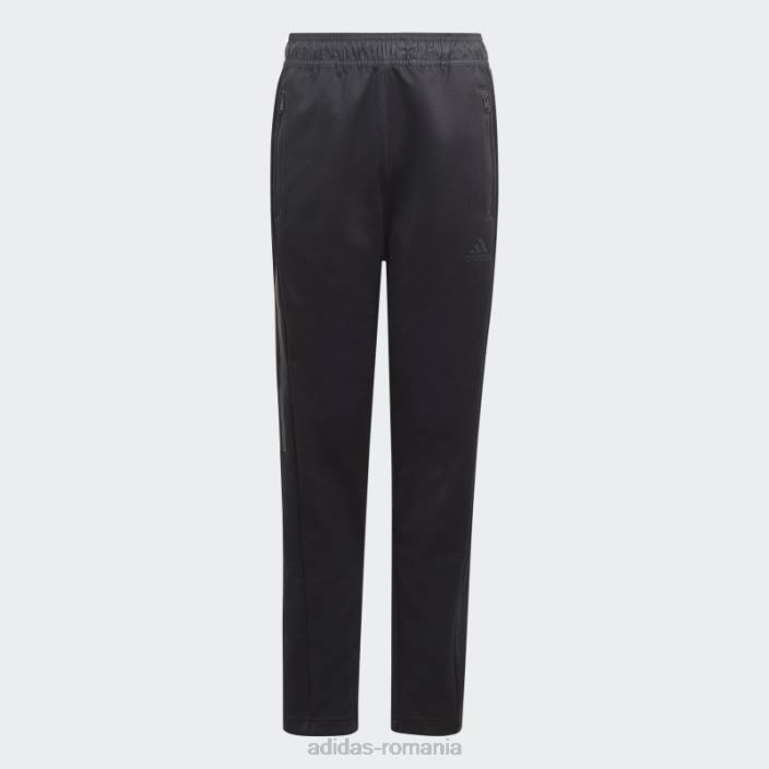 Adidas pantaloni negri țesuți de costum tiro adidas copii negru 2JBN11739