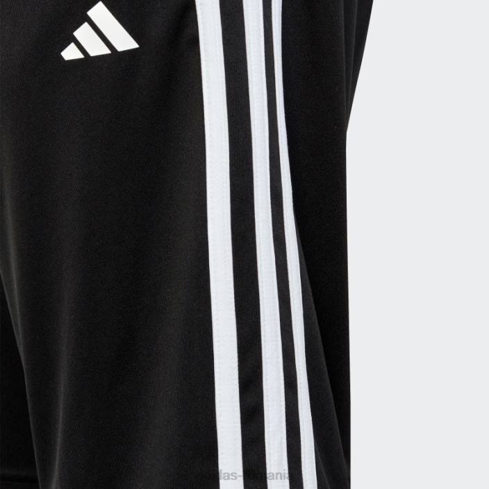 Adidas pantaloni scurți adidas cu 3 dungi aeroready esențiale trenului negru copii alb negru 2JBN11751