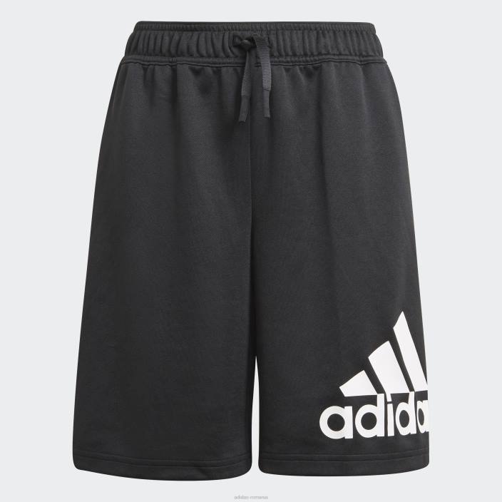 Adidas pantaloni scurți adidas negru cu 2 mișcări copii alb negru 2JBN18849