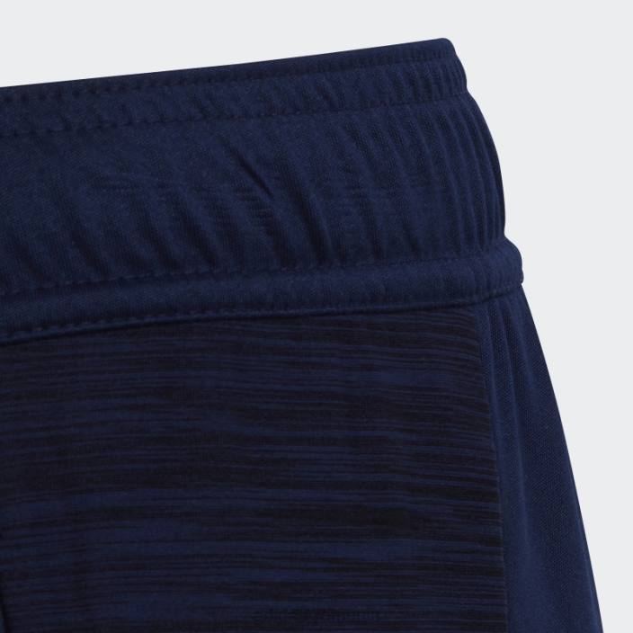 Adidas pantaloni scurți aeroready heather albastru închis adidas copii albastru închis/negru 2JBN11814