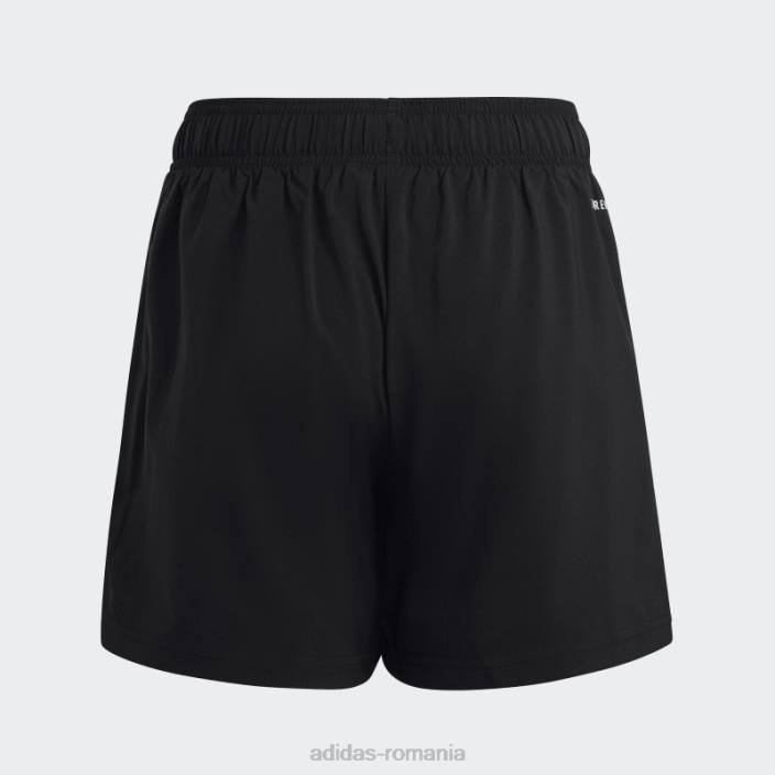 Adidas pantaloni scurți chelsea black essentials cu logo mic copii alb negru 2JBN3382