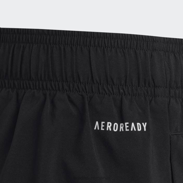 Adidas pantaloni scurți chelsea black essentials cu logo mic copii alb negru 2JBN3382