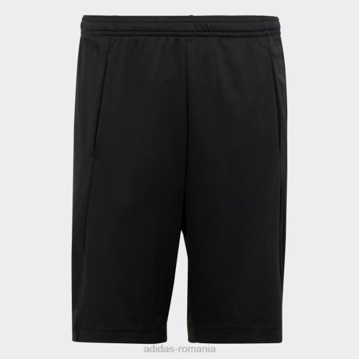 Adidas pantaloni scurți negri cu logo-ul aeroready esențiali pentru trenuri copii alb negru 2JBN11759