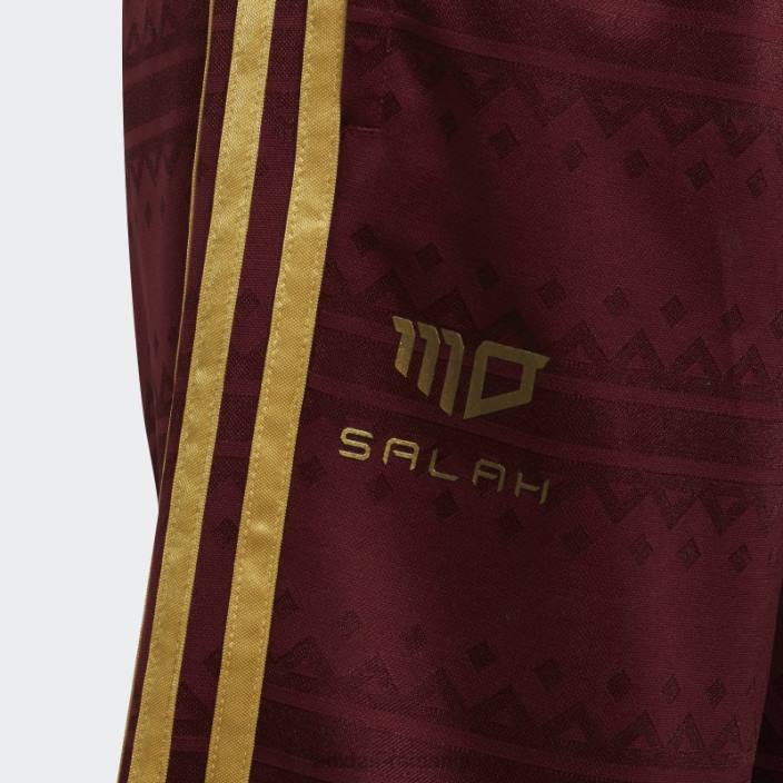 Adidas pantaloni scurți salah roșii copii roșu/auriu metalic 2JBN18962