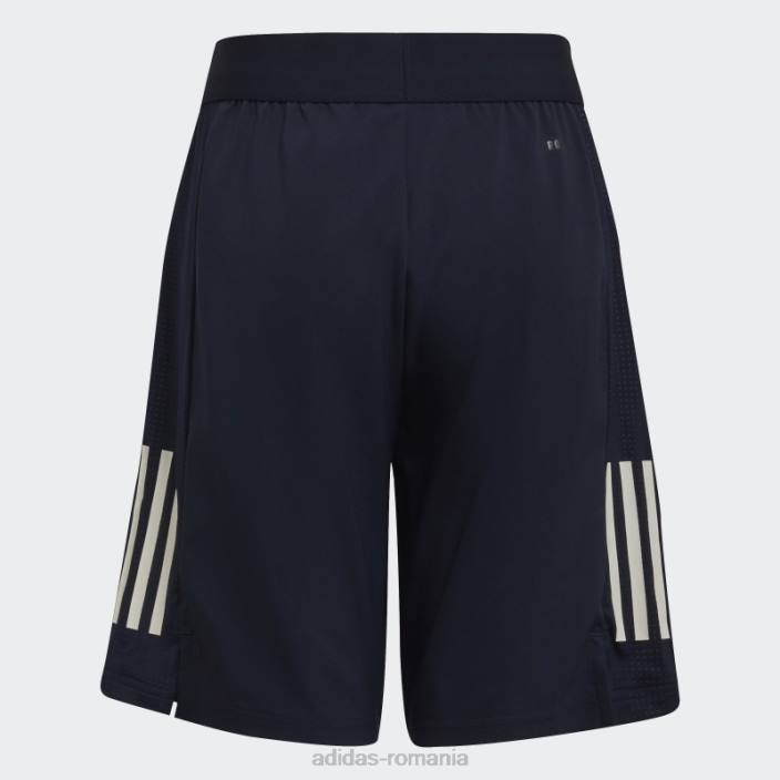 Adidas pantaloni scurți sport ink xfg aeroready adidas copii cerneală/alb 2JBN18915