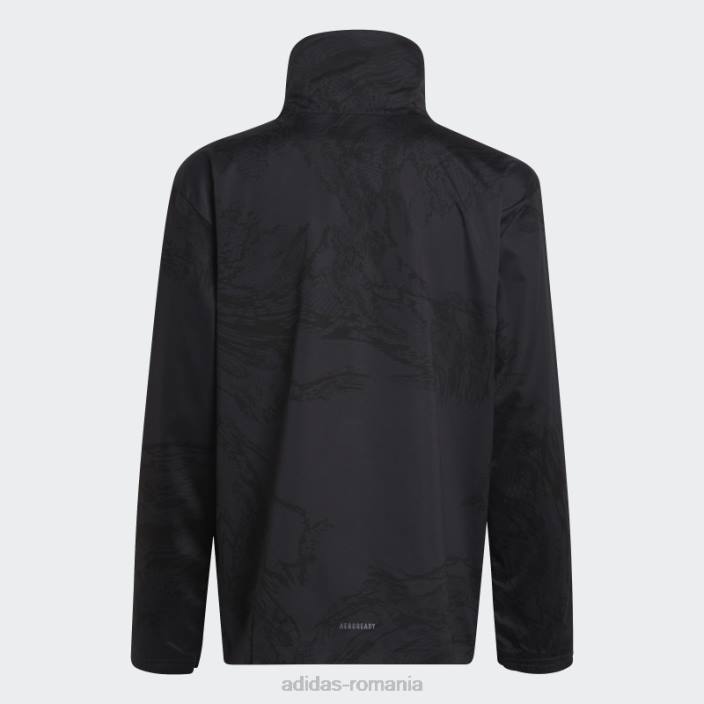 Adidas pogba track top carbon copii carbon/negru/alb 2JBN18991