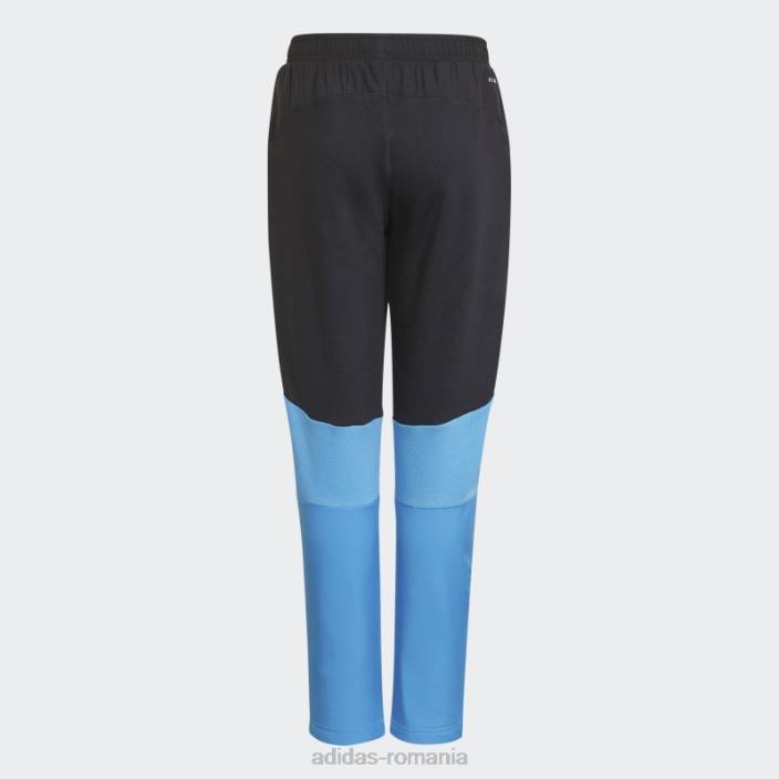 Adidas proiectat pentru pantaloni albastri pentru ziua jocului copii negru/albastru 2JBN3414