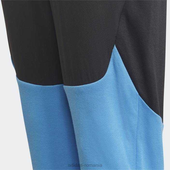Adidas proiectat pentru pantaloni albastri pentru ziua jocului copii negru/albastru 2JBN3414