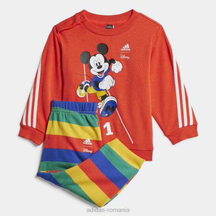 Adidas red hot x disney mickey mouse jogger copii rosu alb 2JBN3331