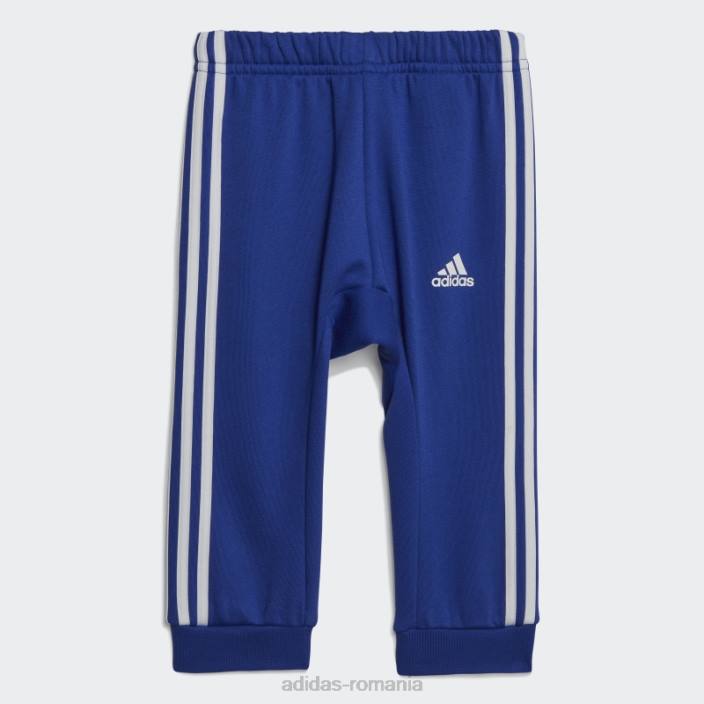 Adidas set de insigne de jogger sport albastru zori copii albastru zori/alb 2JBN18343