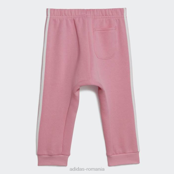 Adidas set de insigne roz de jogger sport copii roz/alb 2JBN18364
